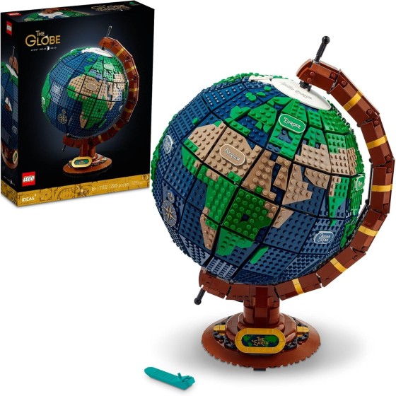 LEGO Ideas The Globe Building Set, Build and Display Model